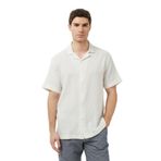 Nautica Erkek Krem Regular Fit Kısa Kollu Gömlek-W65538T.1AN S