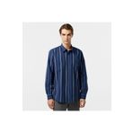Nautica Erkek Lacivert Classic Fit Çizgili Gömlek
