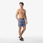 Nautica Erkek Lacivert Regular Fit Desenli Deniz Şortu-T65504T.4TG L