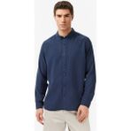 Nautica Erkek Lacivert Regular Fit Gömlek W65400T.4NV - 4NV-Lacivert - XL
