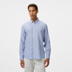 Nautica Erkek Mavi Classic Fit Çizgili Gömlek W55407T.4SW - 4SW-Mavi