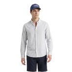 Nautica Erkek Mavi Regular Fit Çizgili Gömlek W65433T.4FR - XL