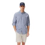 Nautica Erkek Mavi Regular Fit Çizgili Gömlek-W65492T.4VT XXL