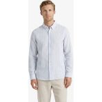 Nautica Erkek Mavi Regular Fit Çizgili Keten Gömlek W65451T.4CY - 4CY-Mavi - XL
