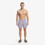 Nautica Erkek Mavi Regular Fit Desenli Deniz Şortu-T65542T.4PA L