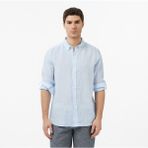 Nautica Erkek Mavi Regular Fit Keten Gömlek W65103T.4SU - 4SU-Mavi - XL