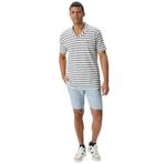 Nautica Erkek Mavi Slim Fit Keten Şort B35214T.4AX - 36