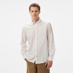 Nautica Erkek Pembe Classic Fit Çizgili Gömlek W55445T.64D - 64D-Pembe