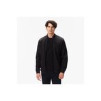 Nautica Erkek Siyah Classic Fit Fermuarlı Sweatshirt