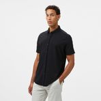 Nautica Erkek Siyah Classic Fit Gömlek-W55416T.0TB XXL