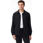 Nautica Erkek Siyah Regular Fit Gömlek - 0TB-Siyah - 2XL
