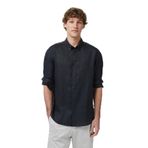 Nautica Erkek Siyah Regular Fit Keten Gömlek-W65101T.0TB XXXL