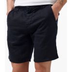 Nautica Erkek Siyah Slim Fit Keten Şort B35214T.0TB - 30 - 0TB-Siyah