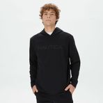 Nautica Erkek Siyah Standart Fit Uzun Kollu Sweatshirt