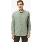Nautica Erkek Yeşil Classic Fit Gömlek - 3LP-Yeşil - 2XL