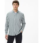 Nautica Erkek Yeşil Kareli Classic Fit Gömlek - 3YG-Yeşil