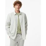 Nautica Erkek Yeşil Regular Fit Çizgili Gömlek W65445T.3TA - 3TA-Yeşil - 2XL
