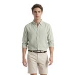 Nautica Erkek Yeşil Regular Fit Keten Gömlek-W65103T.3TL XXL