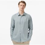 Nautica Erkek Yeşil Regular Fit Keten Gömlek W65104T.3SV - 3SV-Yeşil - 2XL