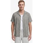 Nautica Erkek Yeşil Regular Fit Kısa Kollu Desenli Keten Gömlek W65452T.3SO