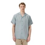Nautica Erkek Yeşil Regular Fit Kısa Kollu Keten Gömlek-W65102T.3SV S