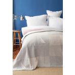 Nautica Home Aegina Patch Mavi Pamuk Tek Kişilik Battaniye