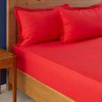 Nautica Home Kırmızı %100 Pamuk Tek Kişilik Fitted/lastikli Çarşaf - 100 x 200 cm