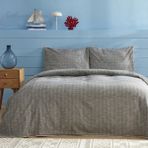 Nautica Home Marlen Çift Kişlik Yatak Örtüsü Seti - Antrasit - 230 x 240 cm
