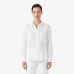 Nautica Kadın Beyaz Regular Fit Keten Gömlek-65W302T.1BW M