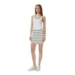 Nautica Kadın Krem Slim Fit Çizgili Triko Etek-65R701T.1MA S