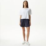 Nautica Kadın Lacivert Relaxed Fit Çizgili Şort - 4VN-Lacivert - 34