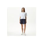 Nautica Kadın Lacivert Relaxed Fit Çizgili Şort