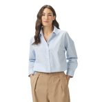Nautica Kadın Mavi Regular Fit Çizgili Gömlek-55W057T.45K S