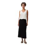 Nautica Kadın Siyah Regular Fit Keten Karışımlı Etek-55R552T.0TB L