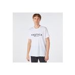 Nautica VE37306T Beyaz Standart Fit Kısa Kollu Erkek T-shirt