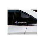 Navara Yan Cam Sticker Oto Kapı 20 Cm X 7 Cm Hologram c65