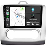 Navecron Ford Focus 2 2005-11 9" Gri Uyumlu Android Multimedia Gerçek 4/64 Kablosuz Carplay Geri Görüş Kameralı