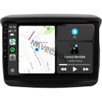 Navecron Mıtsubıshı L200 2007-14 9"uyumlu Androıd Multimedya Gerçek 2/32 Kablosuz Carplay Geri Görüş Kameralı