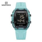 Naviforce 7102 Mavi Silikon Kayış Unisex Kol Saati