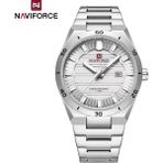 Naviforce Çelik Kordon Analog Kol Saati Gümüş Gri - Gümüş - Gri