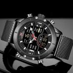 NAVİFORCE DİJİTAL ANALOG ALARMLI ERKEK KOL SAATİ