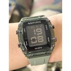 Naviforce (Yeni Ürün ) Dijital Spor Kadın Kol Saati Alarm, Kronometre Aydınlatma - Yeşil