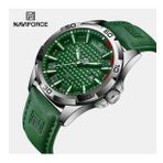 Naviforce Yeşil Deri Kayışlı Analog Kol Saati