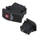 Navigasyon Sembollü Işıklı 3 Pinli On-Off 12-24V Marin Switch
