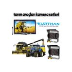 Navigold Traktör Biçerdöver 7 Inç Monitör 2 adet Kamera Sistemi 12 24 volt
