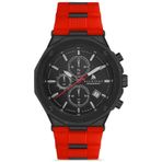 Navimarine Hh03 Chronograph Silikon Kirmizi Erkek Kol Saati