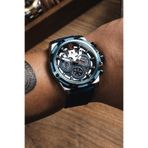 Navimarine Lacivert Silikon Kordon Siyah Kadran Erkek Kol Saati NV10010-L