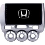 Navimex Honda Jazz Araç Multimedya Android Ekran Carplay Navigasyon Double Teyp 4+64 9" 02-08 Silver Navımex