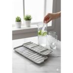 NaviRa Home Şişe İçi Buz Kalıbı - İnce Uzun Şerit Buz Yapıcı, Esnek Silikon Buzluk