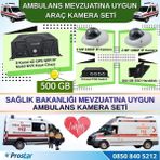Navistar Ambulans Yönetmeliğine Uygun 2 Kameralı 8 Kanal Mobil Nvr 500 GB Tak Kullan Set